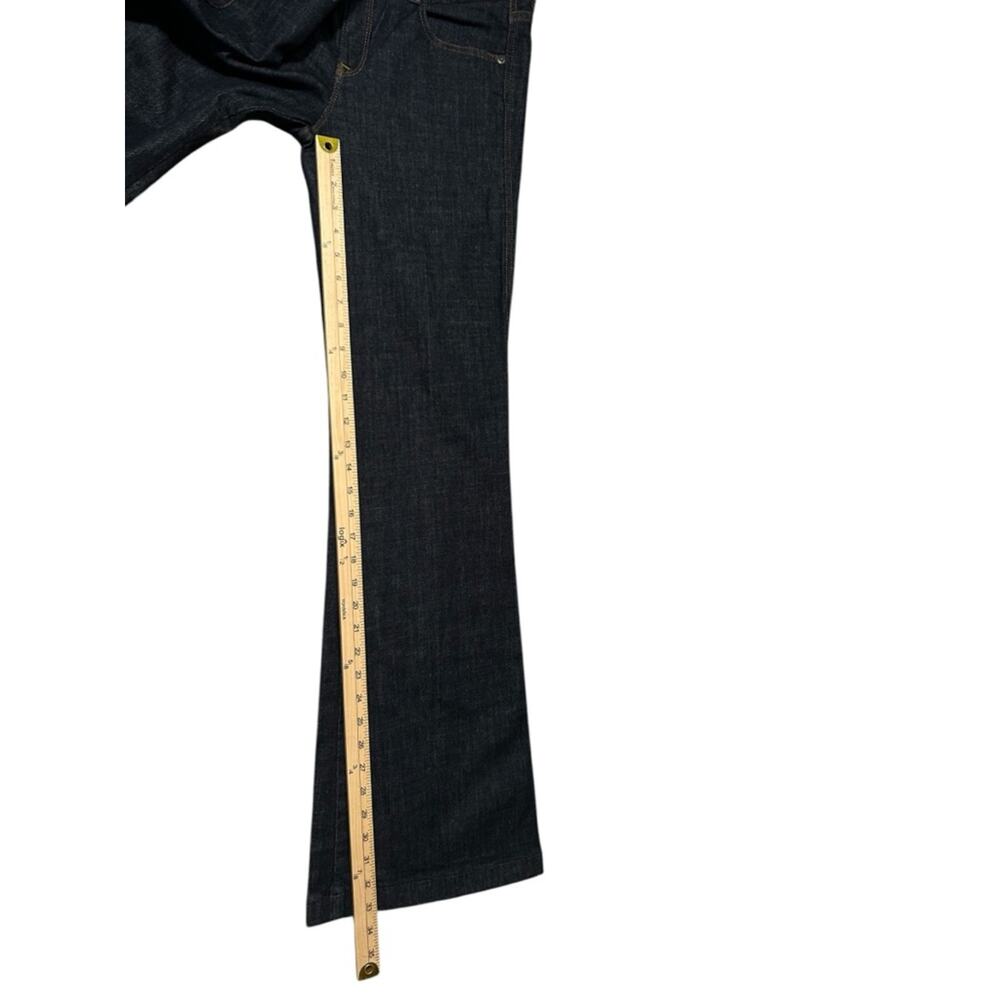 J.Crew Classic Flare Jean Size 29 Inseam 33  Deep Indigo Dark Wash Stretch NWT - Picture 4 of 9